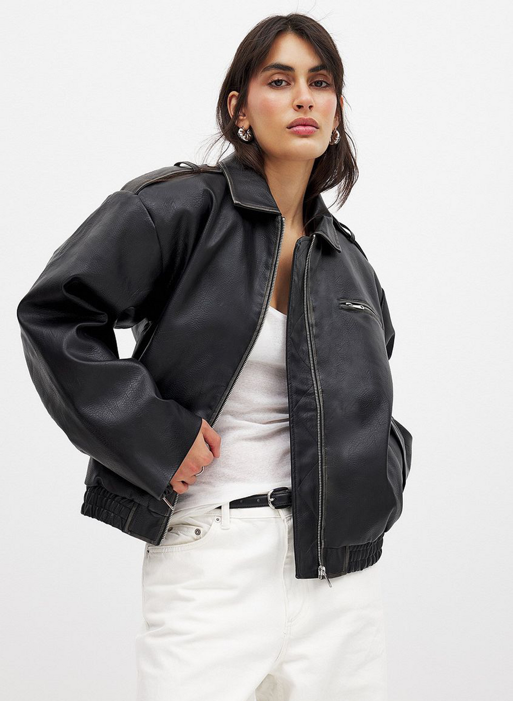 The Noir Bomber Jacket