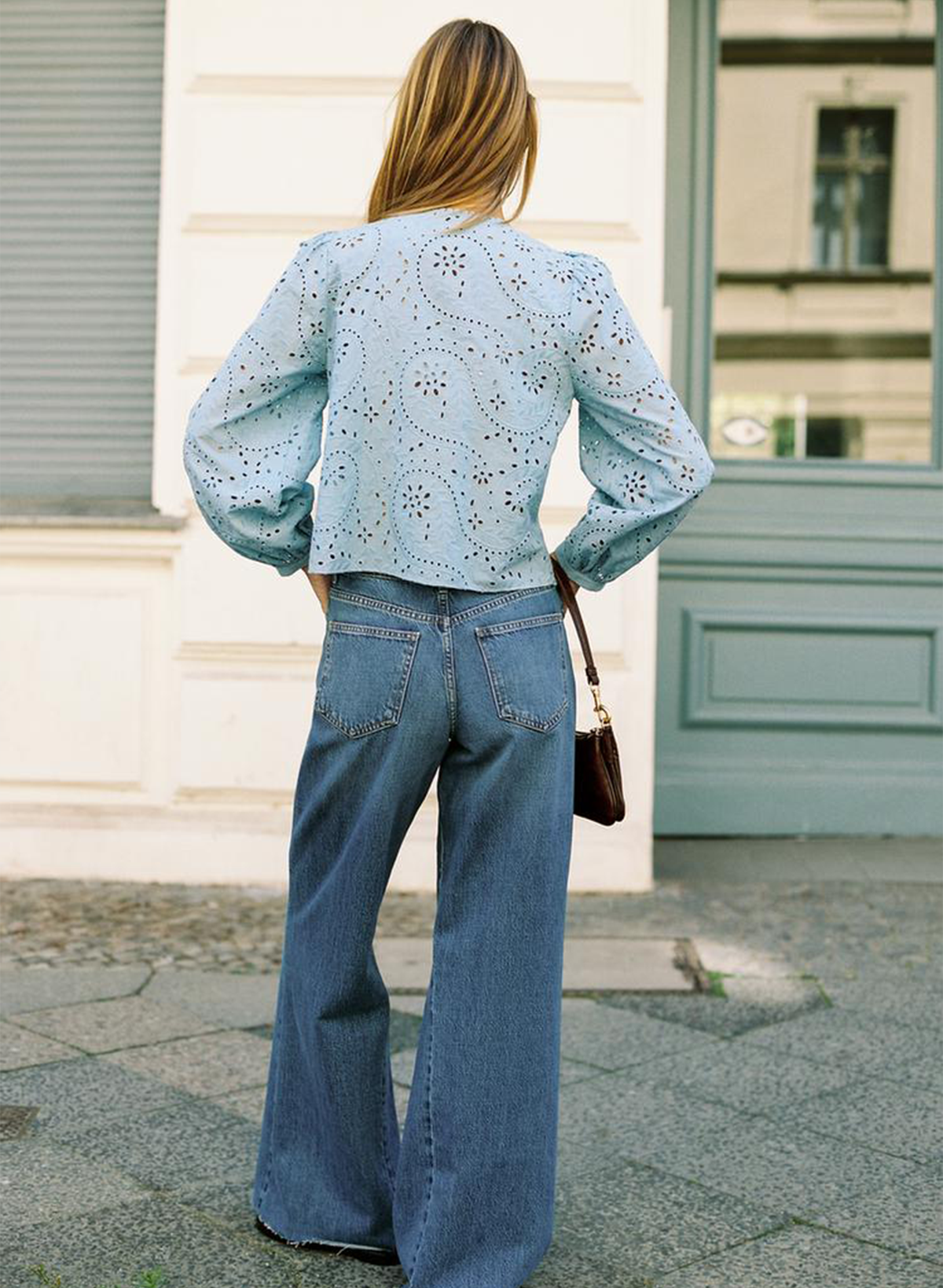 High-Waist Wide-Leg Jeans