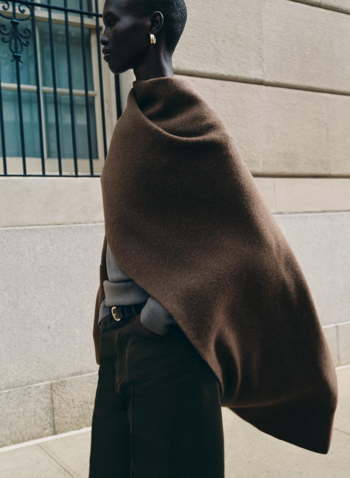 The Espresso Wrap Scarf