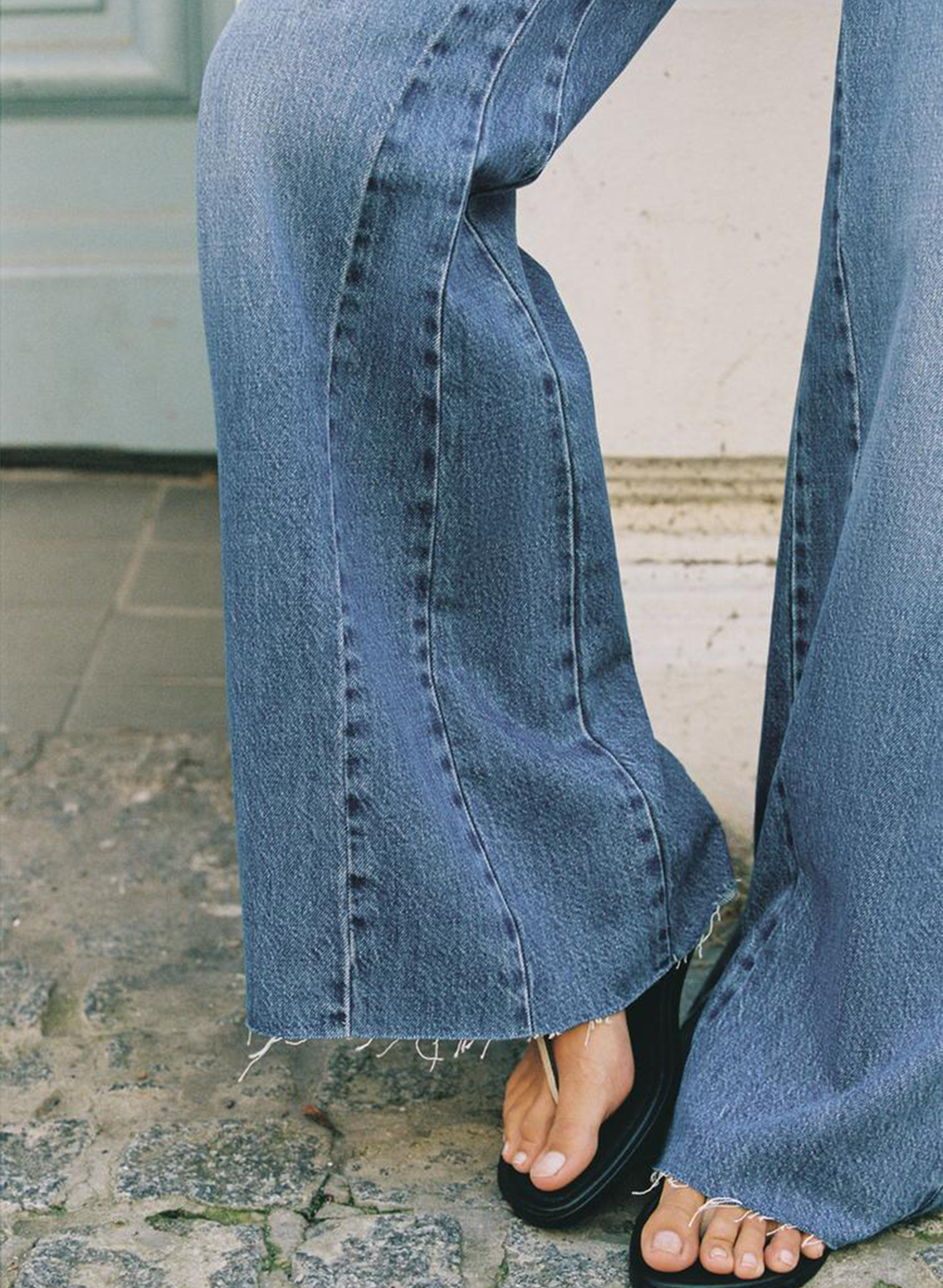 High-Waist Wide-Leg Jeans