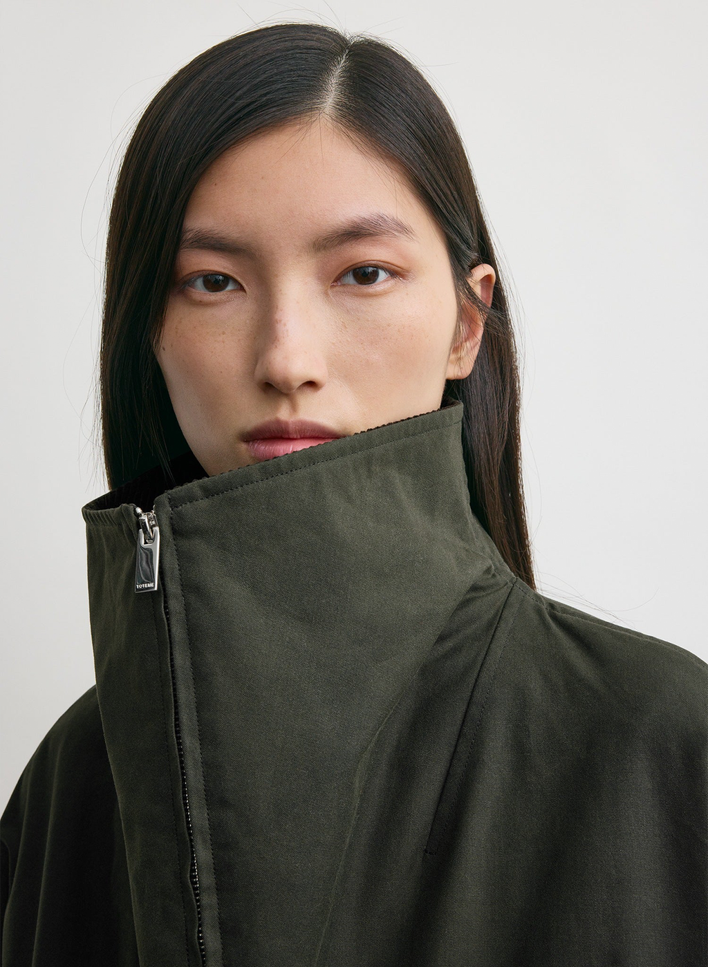 Zipped country jacket forest