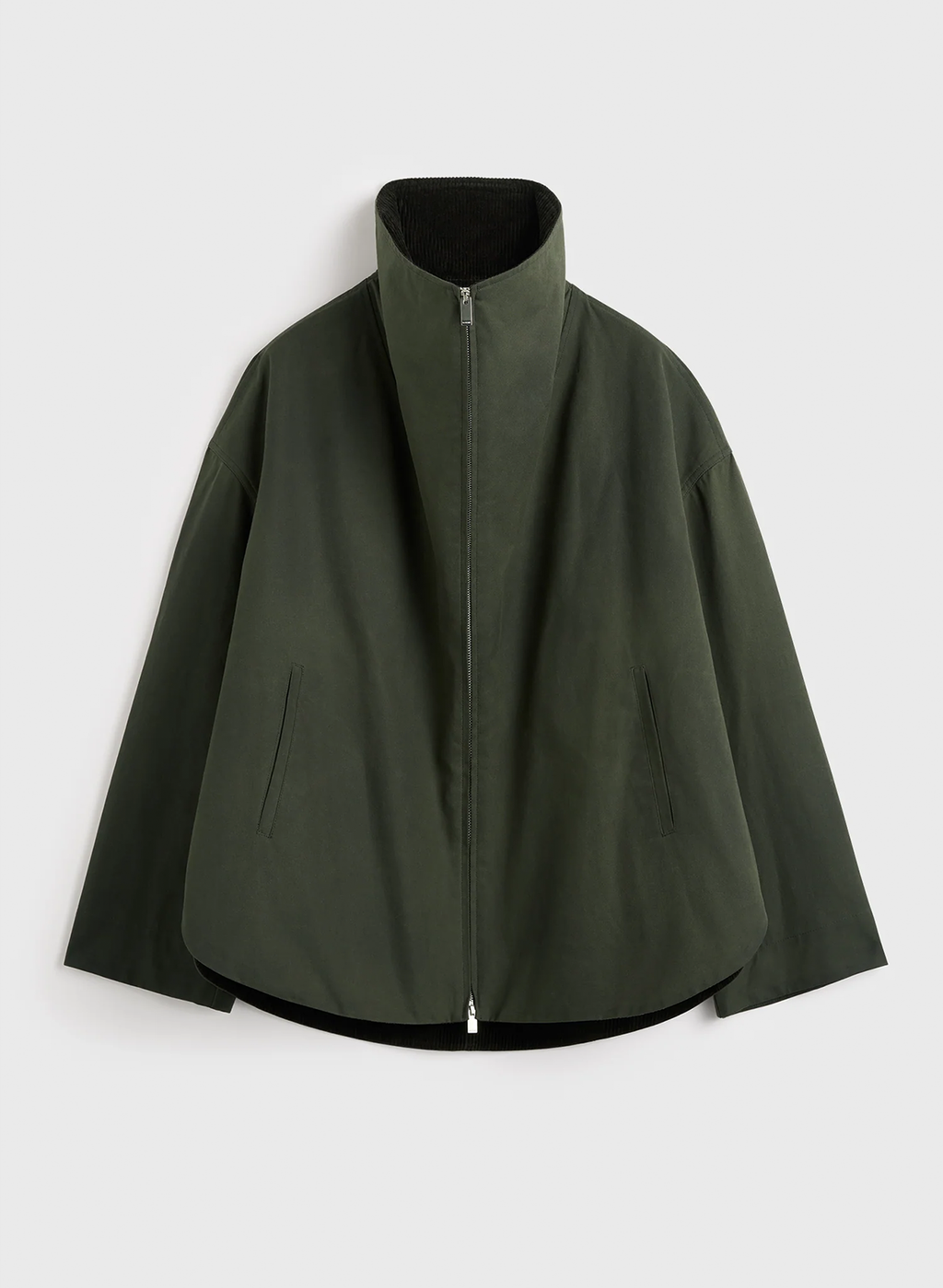 Zipped country jacket forest