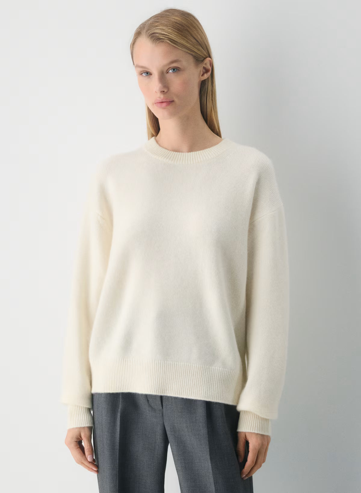 Essential Cashmere Relaxed Crew Sweater