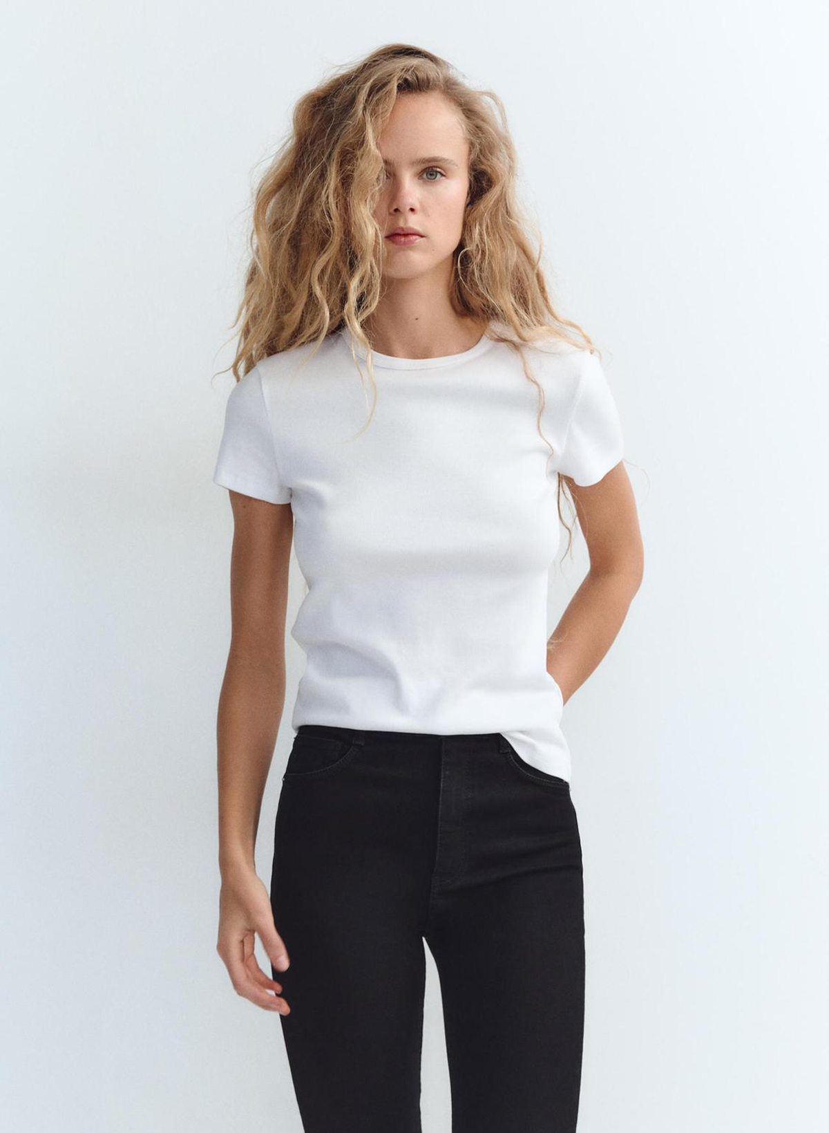 High-Waist Skinny Jeans