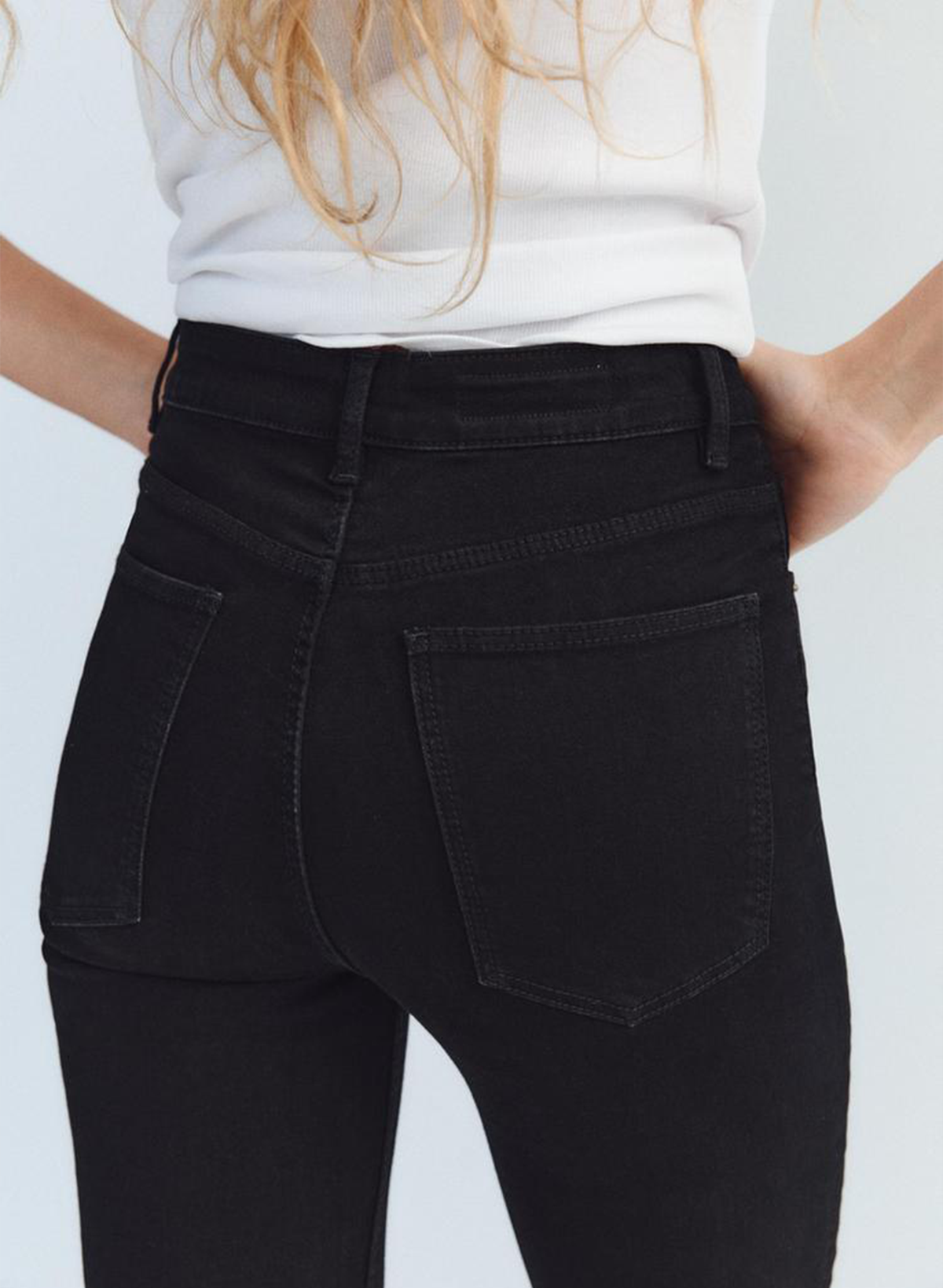 High-Waist Skinny Jeans