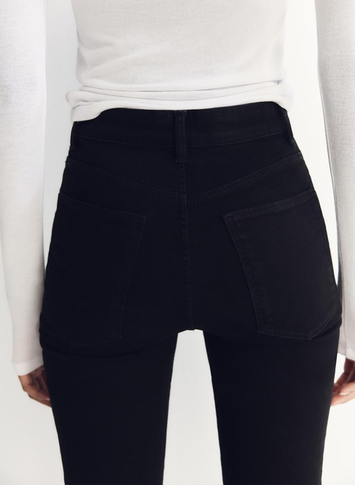 High-Waist Skinny Jeans