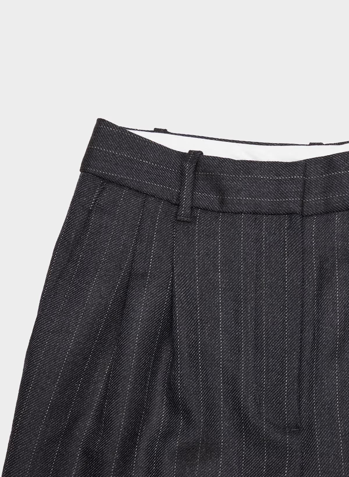 The Charcoal Pinstripe Trousers