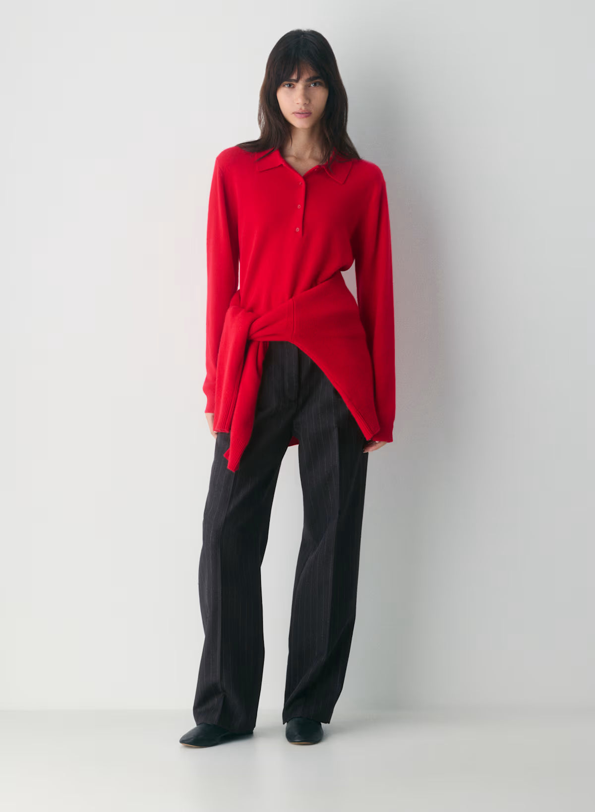 The Charcoal Pinstripe Trousers