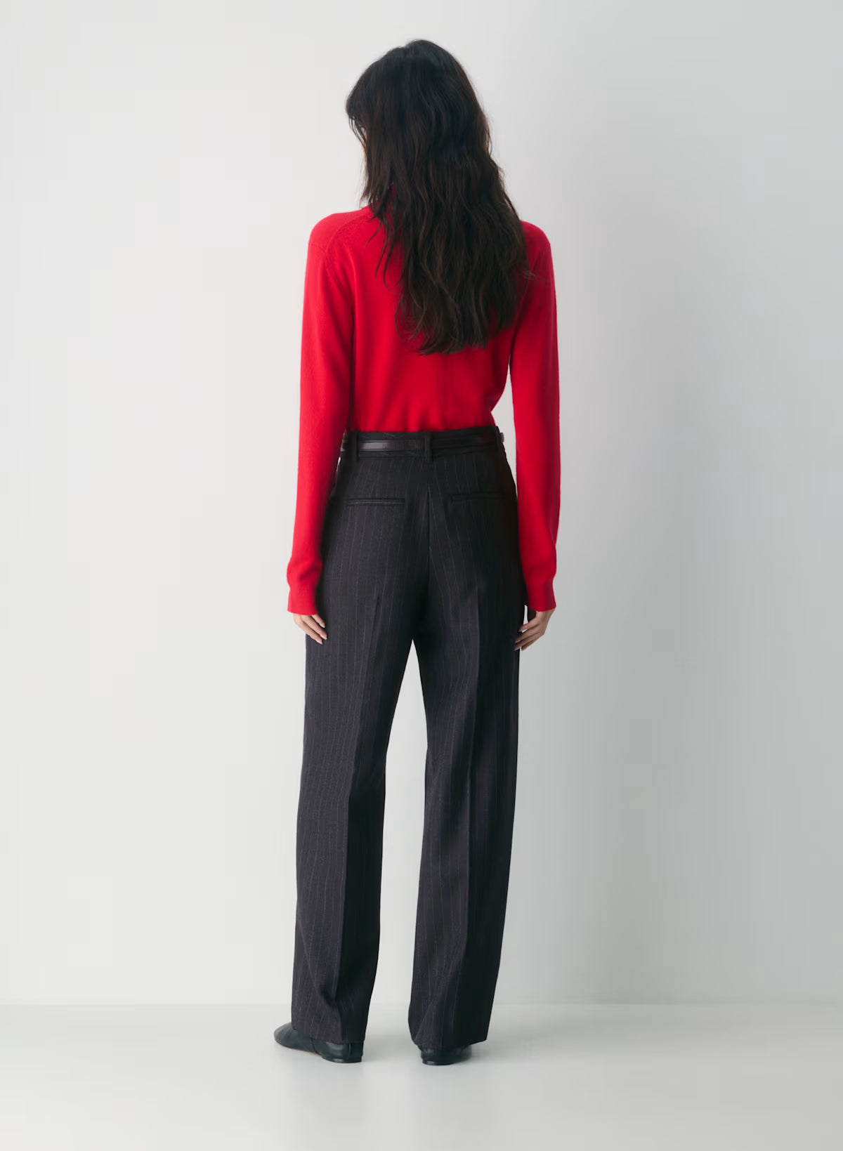 The Charcoal Pinstripe Trousers