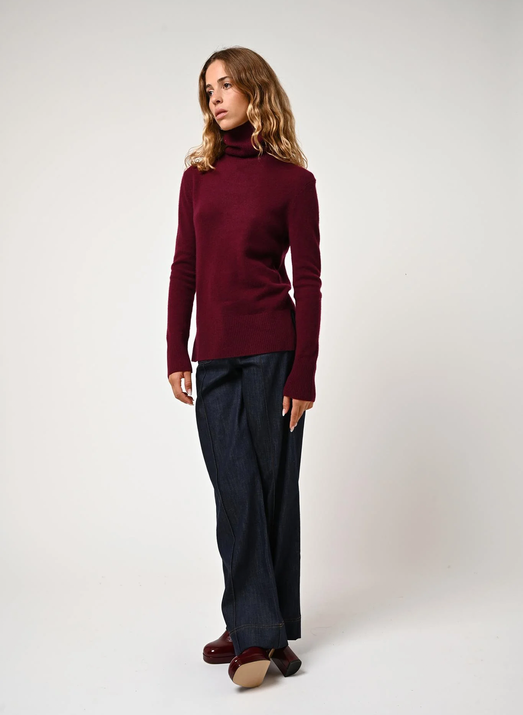 The Bordeaux Turtleneck