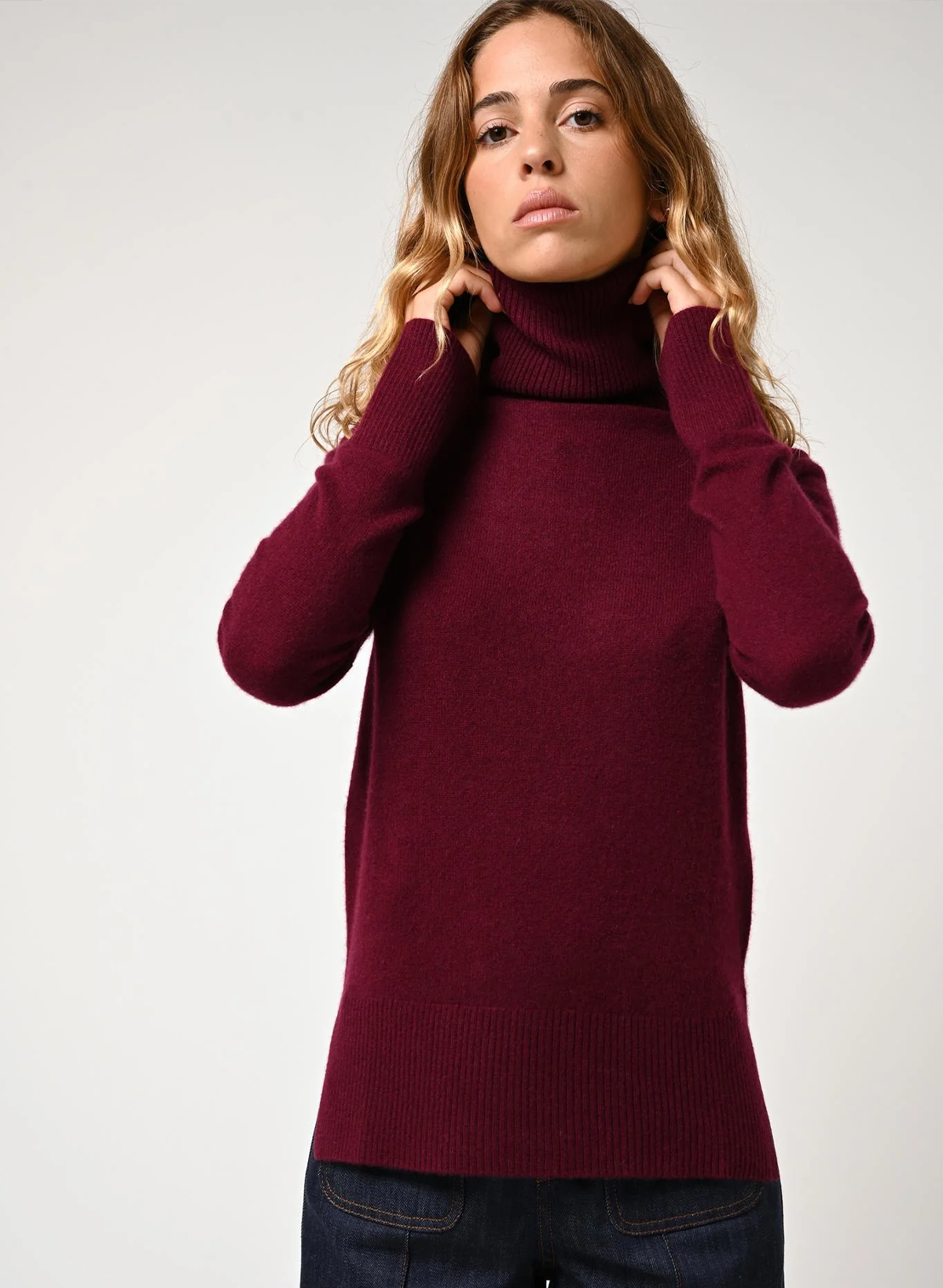 The Bordeaux Turtleneck
