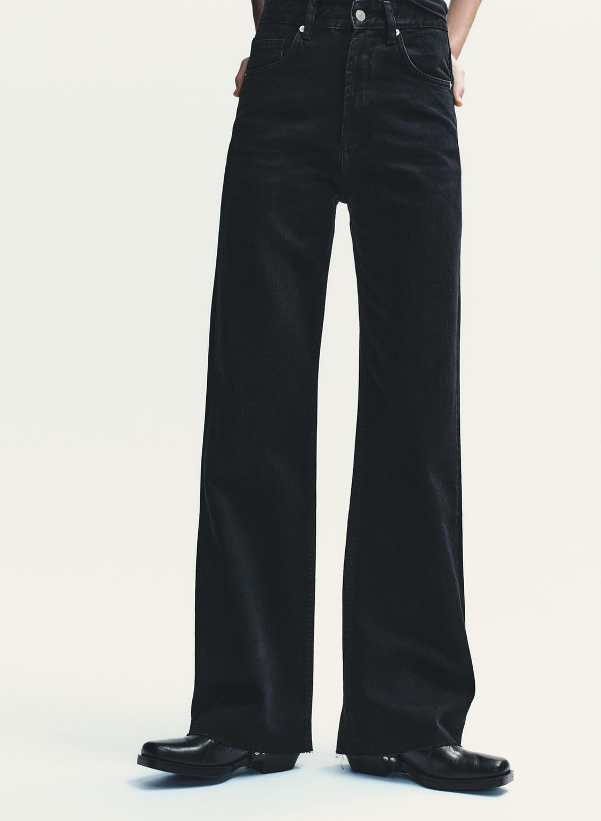 High-Waist Wide-Leg Jeans
