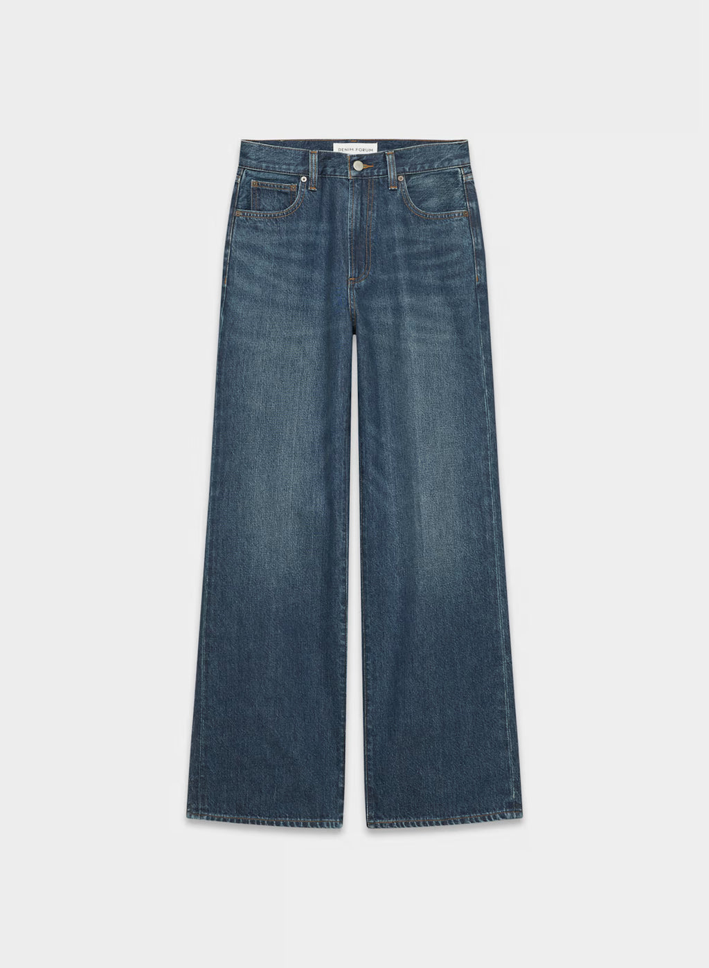 Denim Forum The Farrah Hi-rise Wide Jean