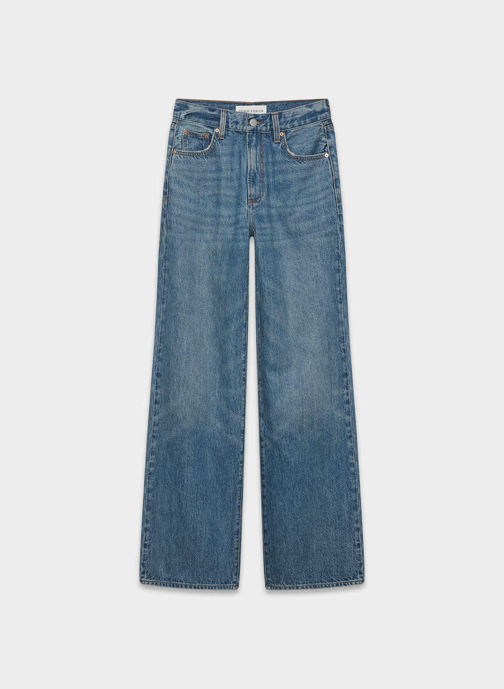 Denim Forum The Farrah Hi-rise Wide Jean