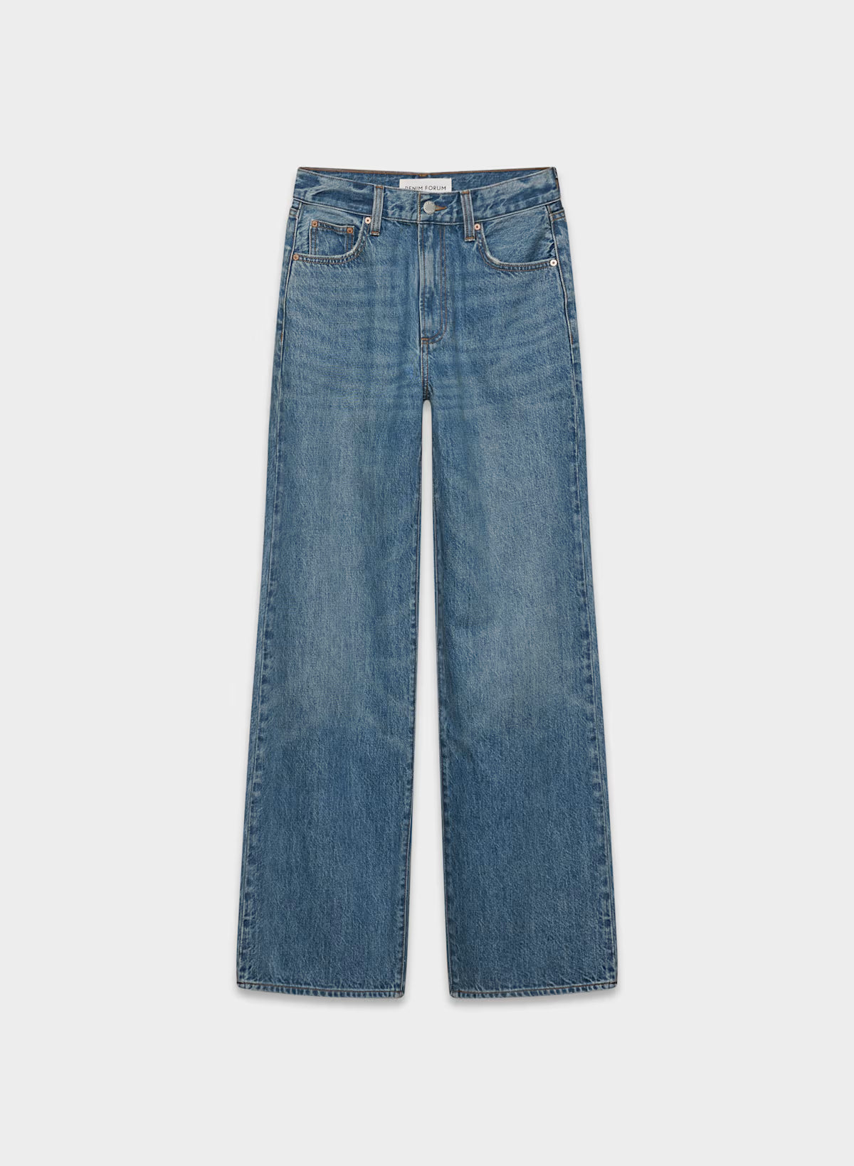 Denim Forum The Farrah Hi-rise Wide Jean