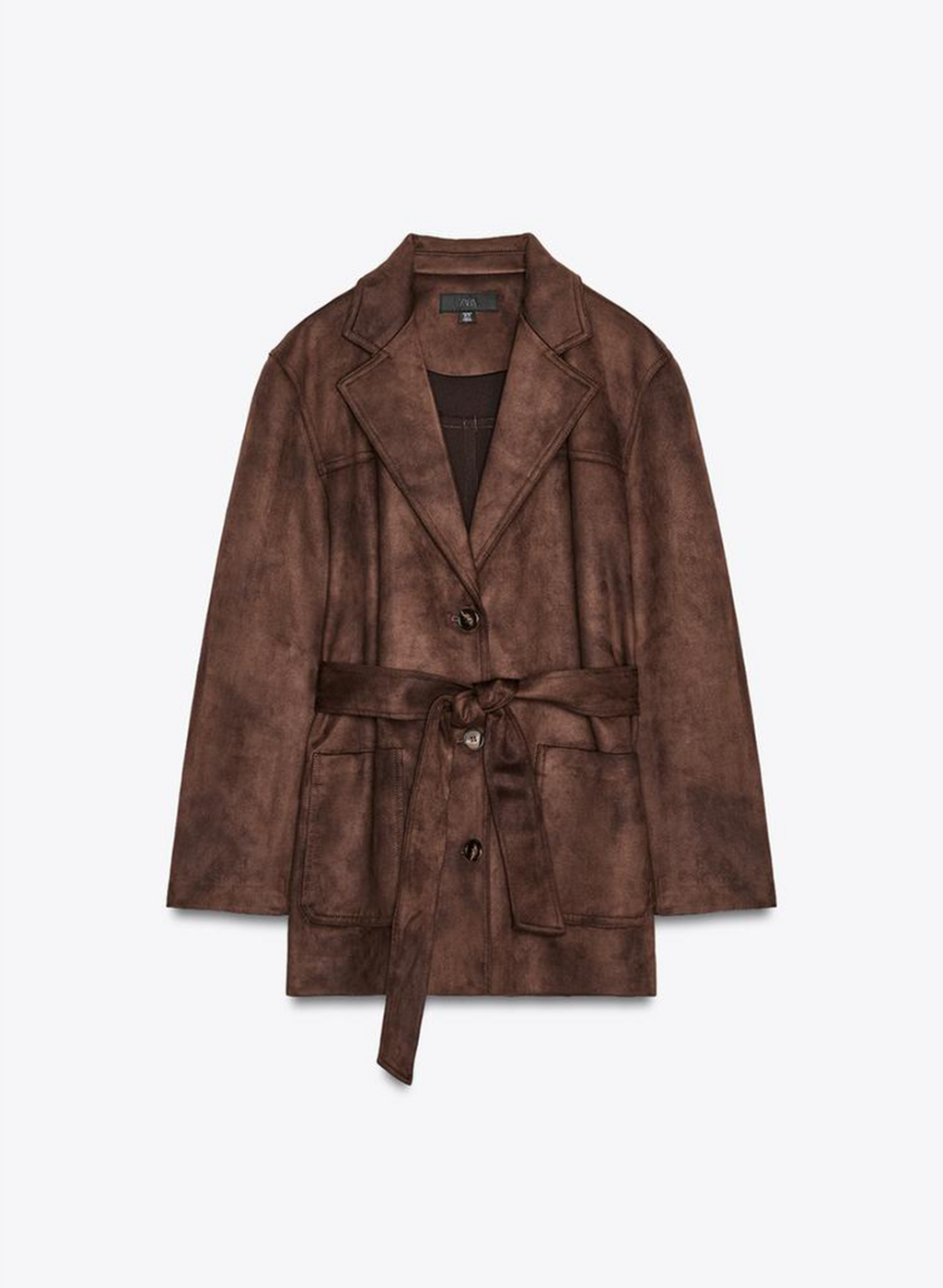 The Suede Belted Jacket