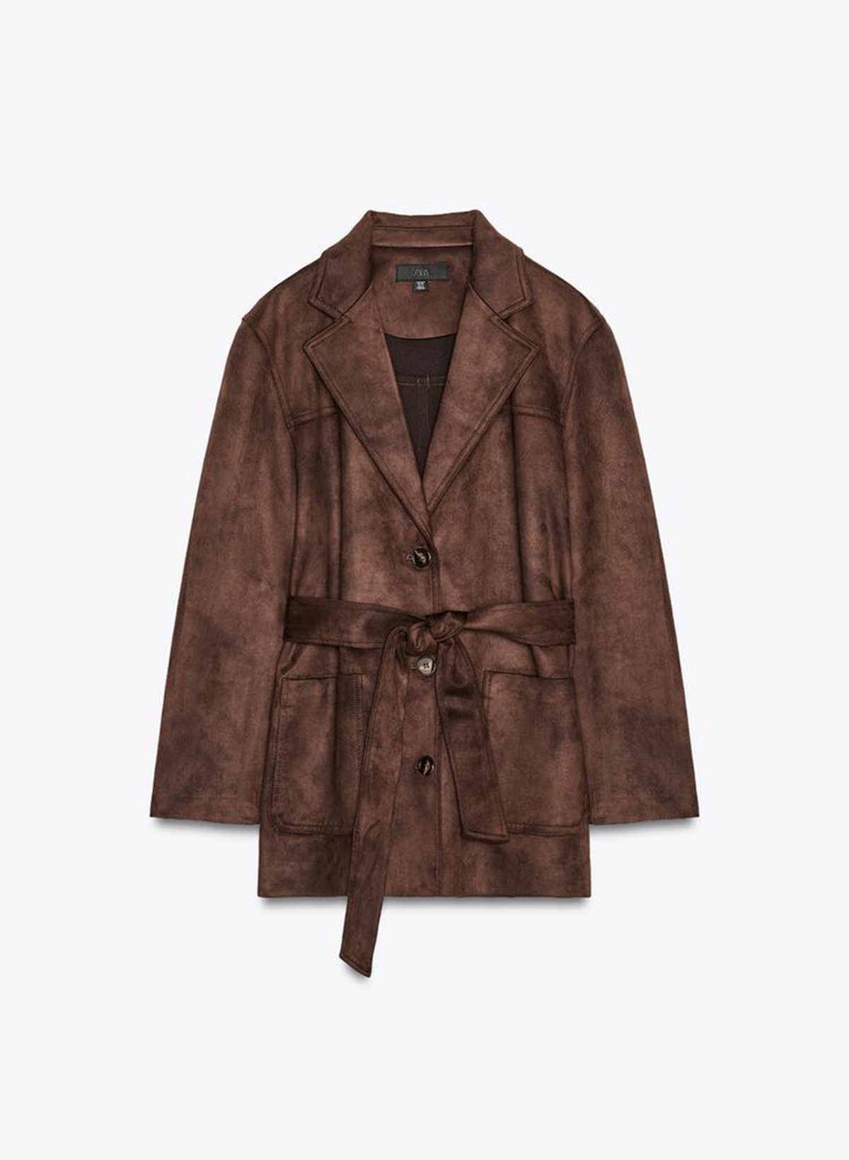The Suede Belted Jacket
