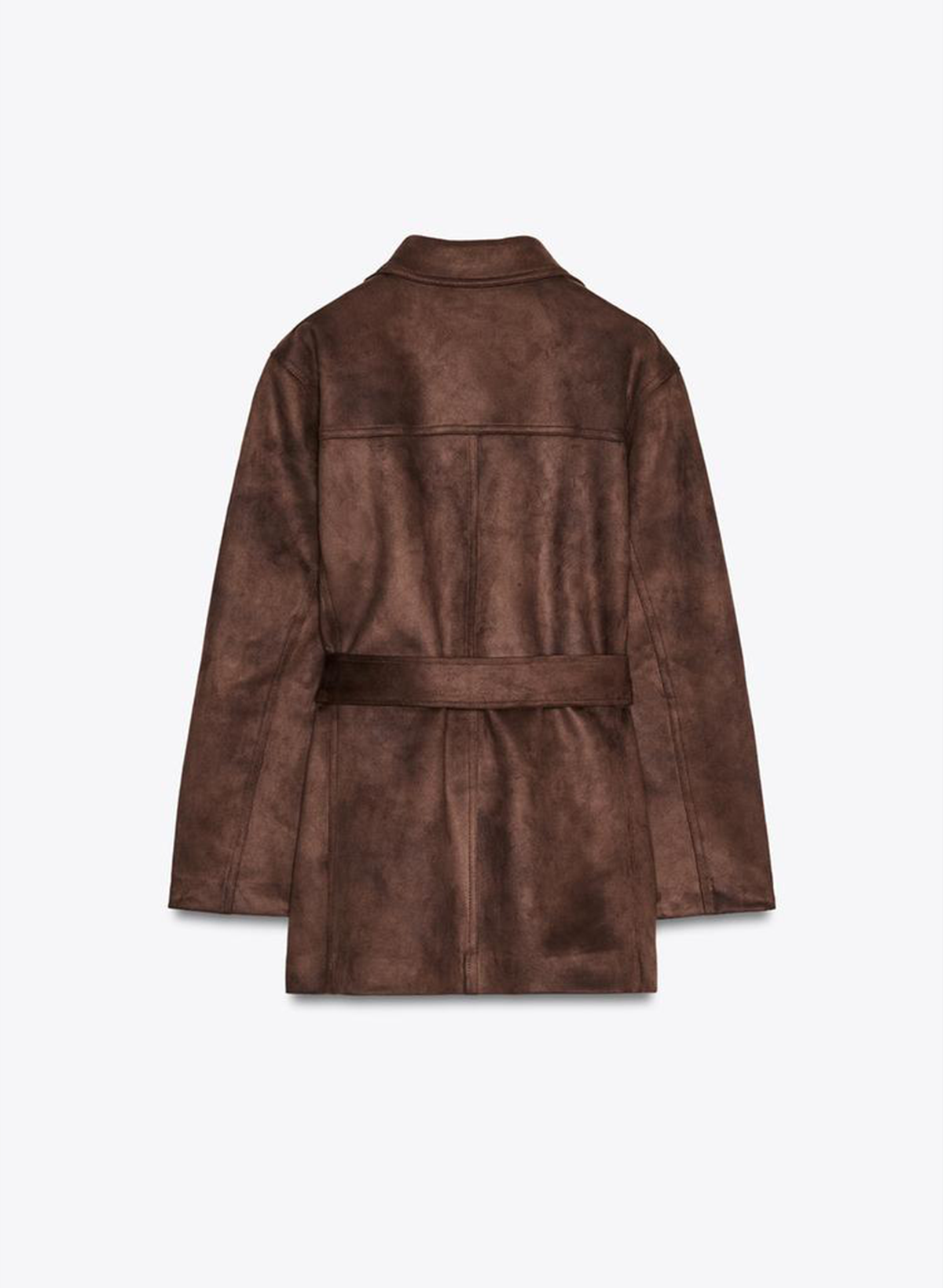 The Suede Belted Jacket