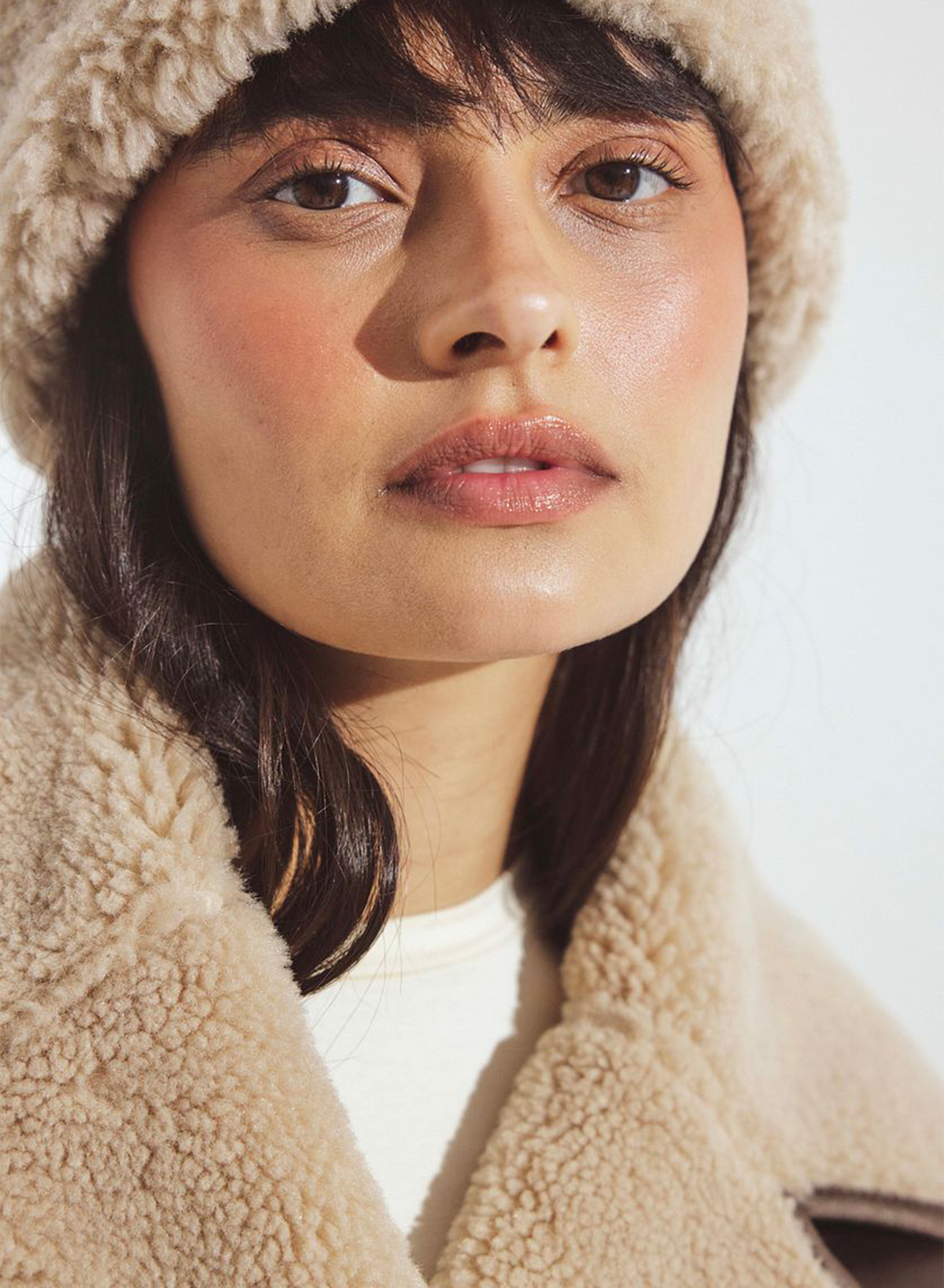 Oversized Belted Bonded Jacket