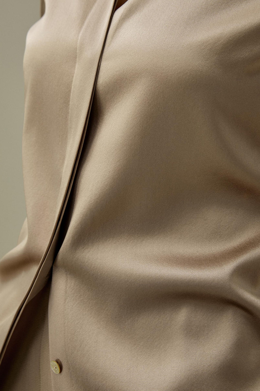 Elegant Silhouette Silk Shirt