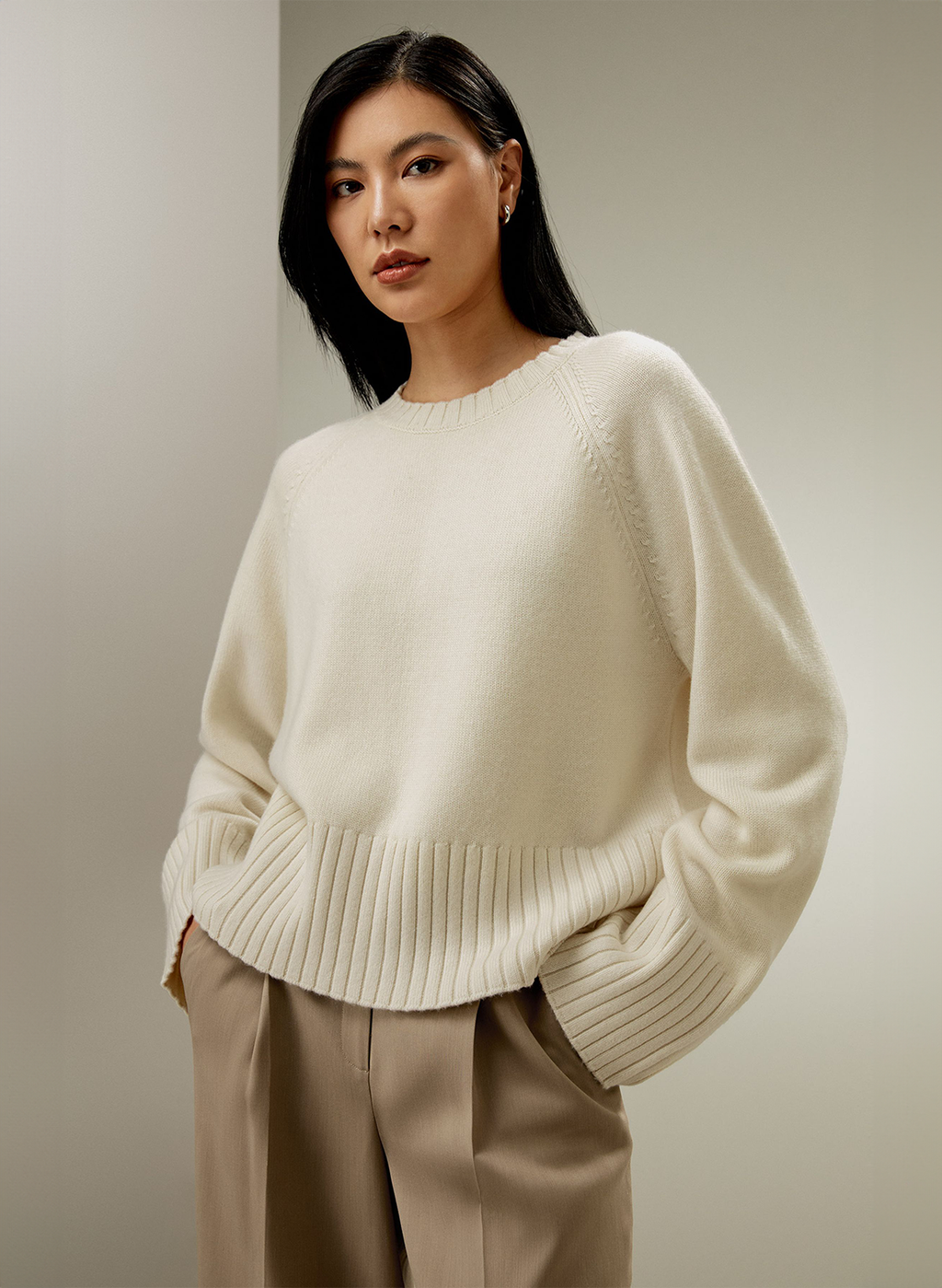 Oversized Gelato Wool-Blend Sweater