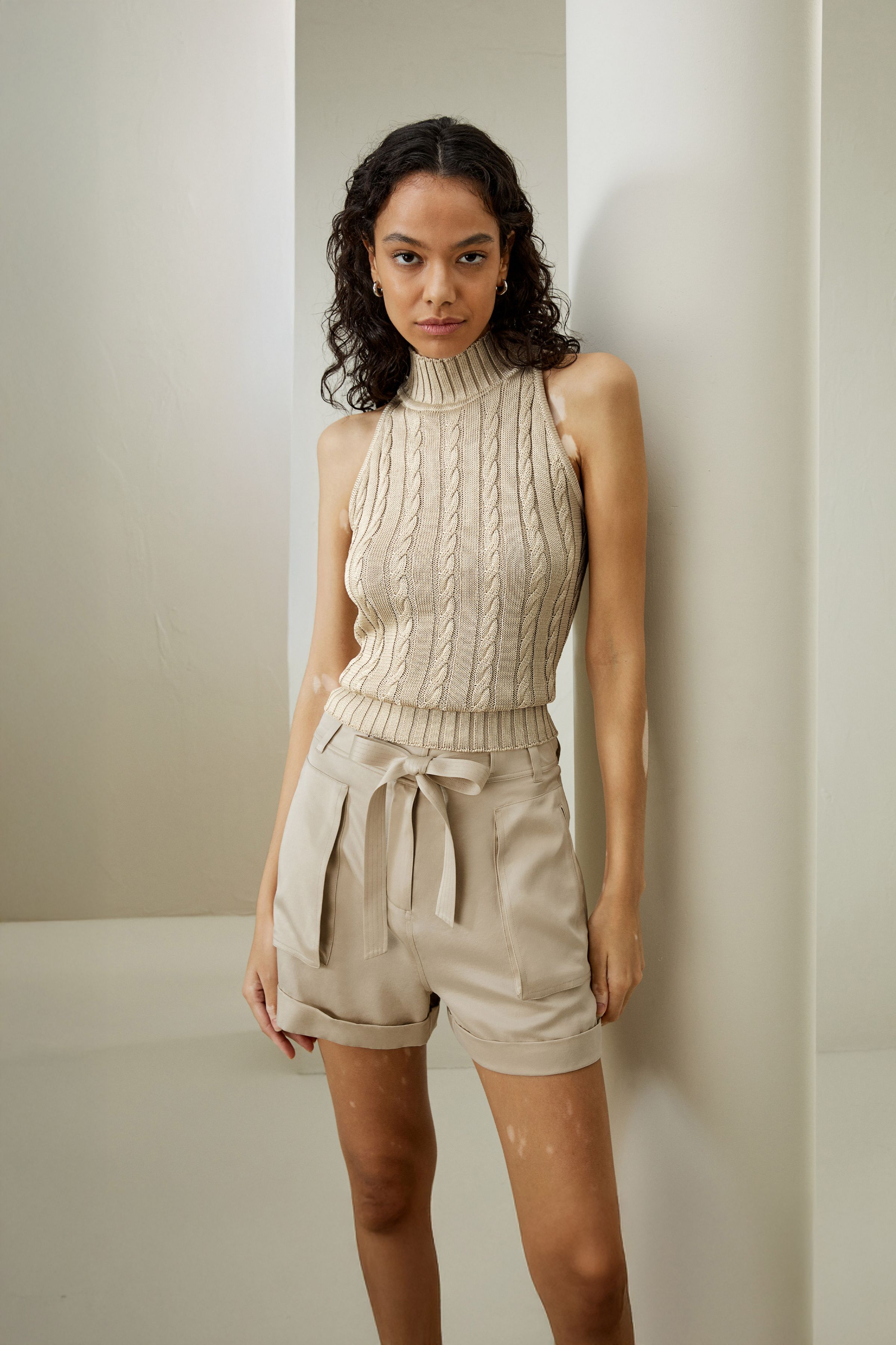 Wild Silk Sleeveless Sweater