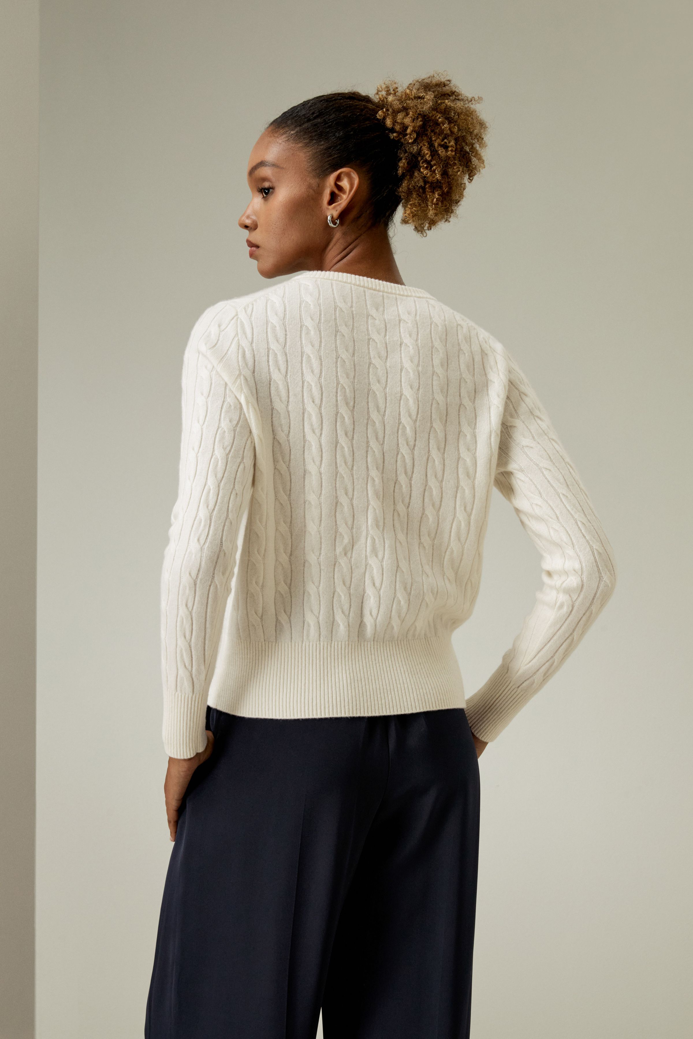 Baby Cashmere Cable-Knit Cardigan