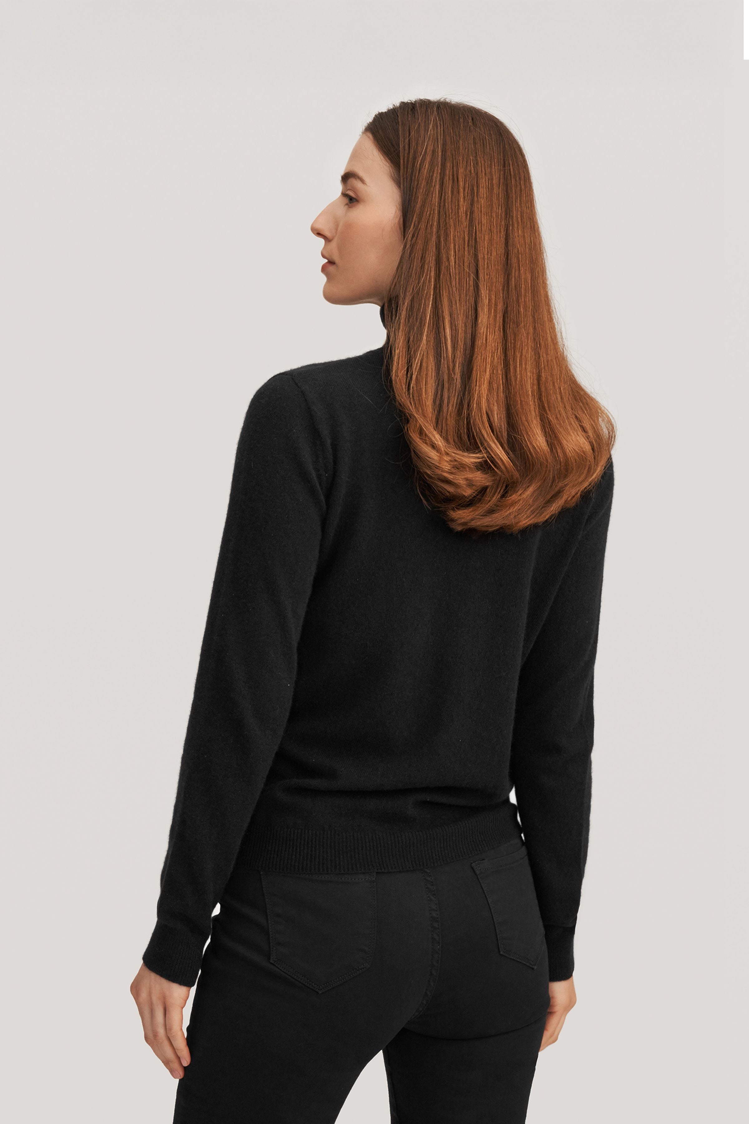 Pure Cashmere Turtleneck Sweater