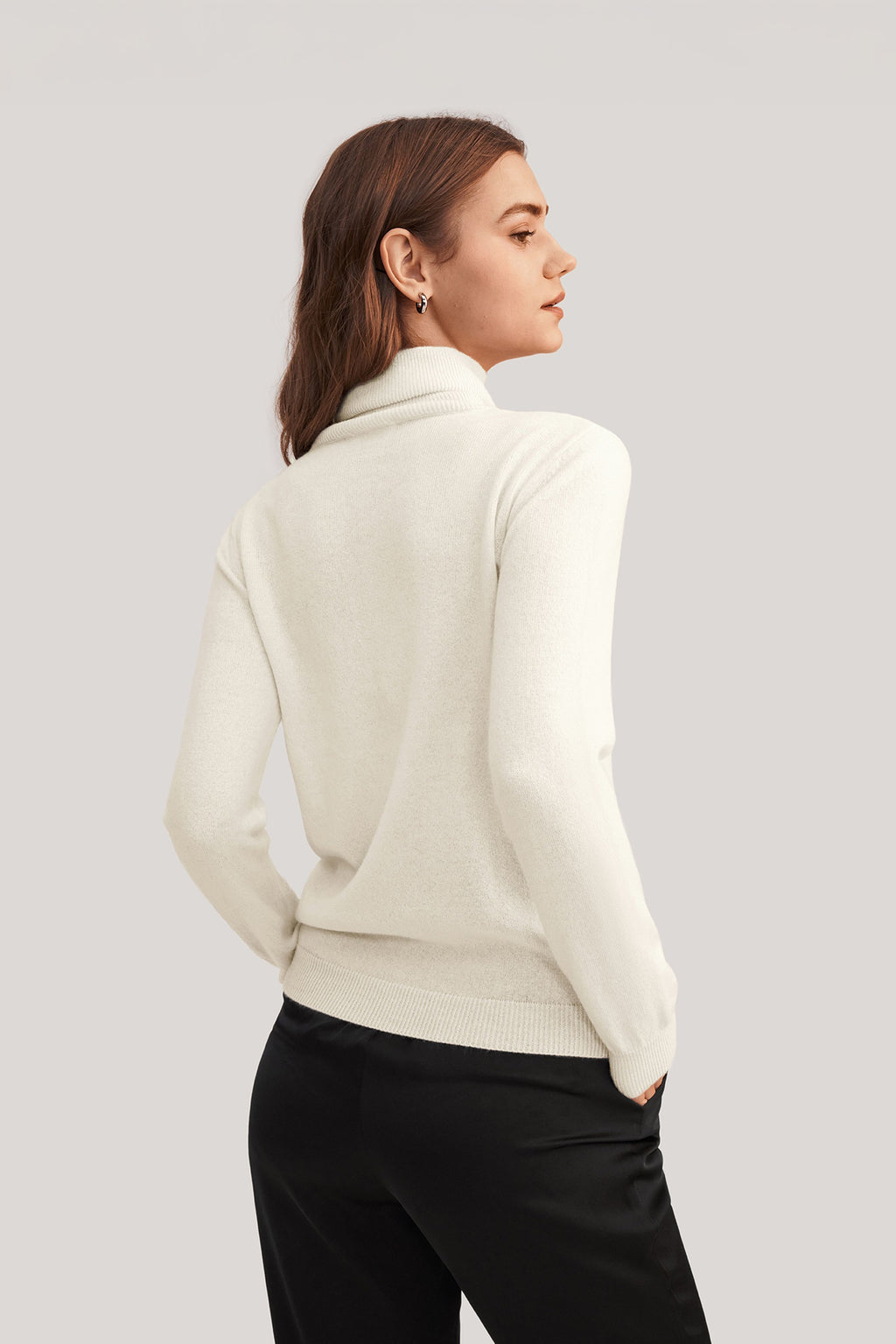 Pure Cashmere Turtleneck Sweater